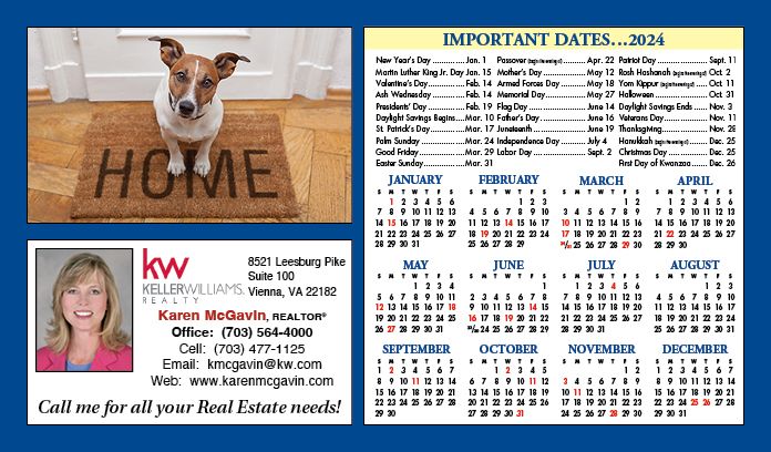 Real Estate Jumbo Postcard Calendars